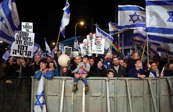 Las protestas contra la reforma se han concentrado en Tel Aviv / Foto: EFE