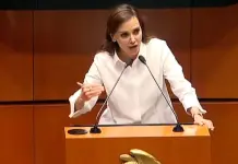 Lilly Téllez confronta a morenistas en el Senado por narcopolítica