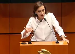 Lilly Téllez se autodescarta para presidir el Senado en México