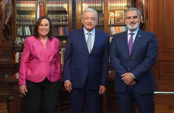El secretario general de la OPEP, Haitham Al-Ghais, se reunió con López Obrador / Foto: EFE