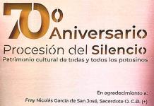 Develan placa conmemorativa por el 70 Aniversario de la Procesión del Silencio