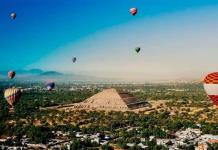 Suspenden dos vuelos de globos aerostáticos en Teotihuacán