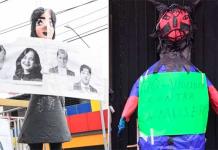 Rompen piñata de ministra la Norma Piña y otras por causas sociales