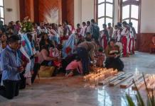 Indígenas mayas tzeltal celebran resurrección de Cristo en Chiapas