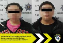 Tras persecución, detienen en la Industrial Mexicana a dos jóvenes por posesión de droga y conducción temeraria