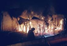 Incendio consume vivienda en Ciudad Fernández