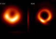 IA permite mejorar la primera imagen de un agujero negro