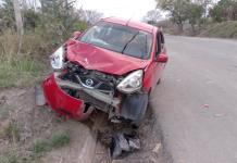 Dos mujeres resultan lesionadas en un accidente automovilístico sobre la Valles-Naranjo 