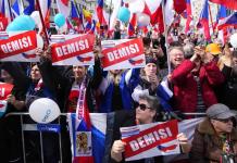 Protesta contra la inflación en República Checa