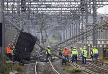 Descarrilamiento de un tren corta el tráfico ferroviario en centro de Italia