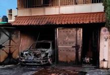 Delincuentes le queman la casa a policía estatal