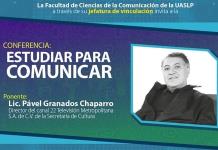 Director de canal 22 México, impartirá charla en la Facultad de Ciencias de la Comunicación de la UASLP