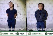 Con droga detiene GCE a dos policías municipales de Salinas de Hidalgo