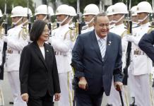 Presidente de Guatemala expresa sólida amistad con Taiwán