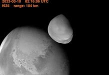Sonda Amal fotografía pequeña luna de Marte