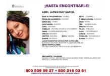Buscan a Abril Jazmín Díaz García; desapareció en Tlalnepantla