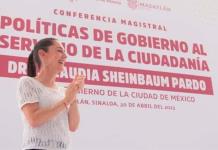Sheinbaum en Mazatlán asegura no buscar sustituir al presidente
