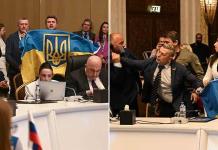 Delegado de Ucrania golpea a ruso en una cumbre en Turquía
