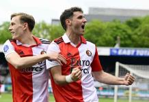 Santiago Gimenez iguala a Hugo Sánchez y acerca al Feyenoord al título