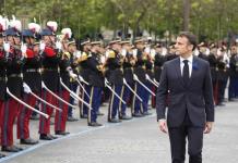 Macron lidera el homenaje al final de la Segunda Guerra Mundial en Europa