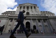 Banco de Inglaterra eleva las tasas de interés su nivel más alto desde 2008
