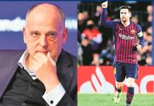 Javier Tebas, presidente de La Liga, habló sobre el futuro de Messi