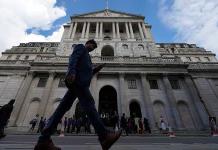 Banco de Inglaterra eleva sus tasas