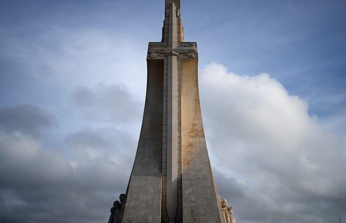 El «Monumento a los Descubrimientos», instalado en Lisboa / Foto: AP