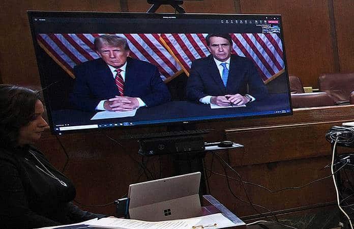 Trump Comparece En Tribunal Por Video 2759