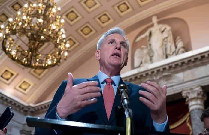 Kevin McCarthy, líder de los republicanos / Foto: AP