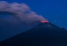 Alerta por caída de ceniza del volcán en 7 municipios de Puebla