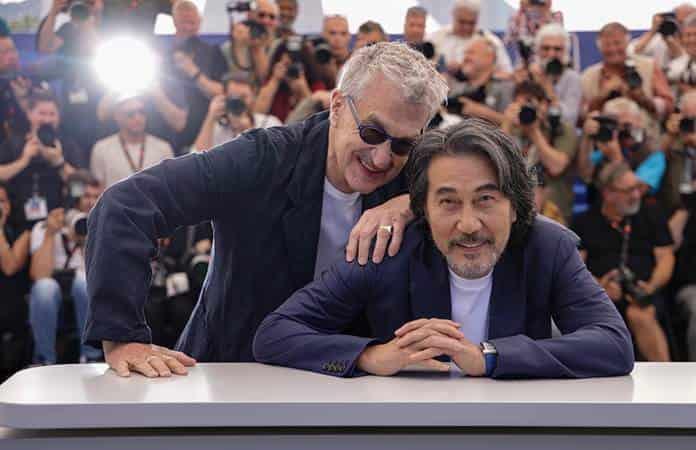 Wim Wenders y Koji Yakusho / Foto: AP