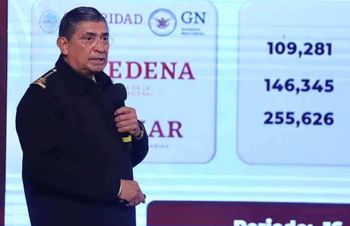 El titular del Sedena, Luis Cresencio Sandoval / Foto: El Universal