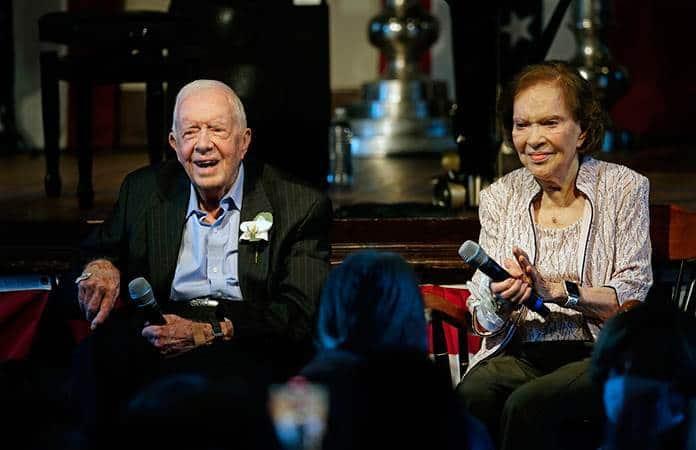 El expresidente de EEUU Jimmy Carter y su esposa Rosalynn Carter / Foto: AP