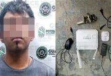 Vándalo es sorprendido robando en una casa