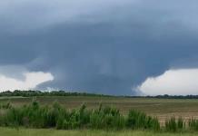Alerta de Protección Civil por formación de tornado
