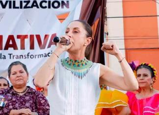 Nosotros no mentimos, no plagiamos y no traicionamos: Sheinbaum en Chiapas