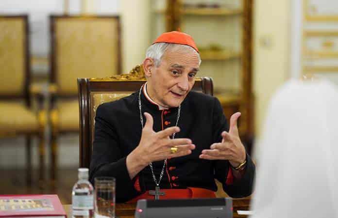 El cardenal Matteo Zuppi, enviado del papa Francisco para la paz en Ucrania / Foto: EFE