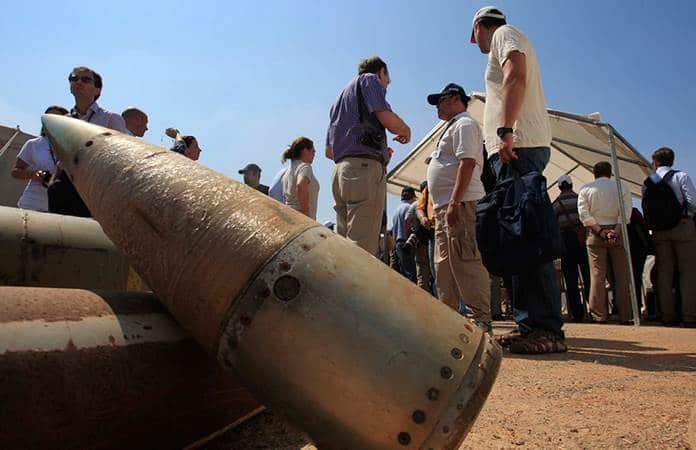 El uso de bombas de racimo está prohibido por la legislación internacional / Foto: AP