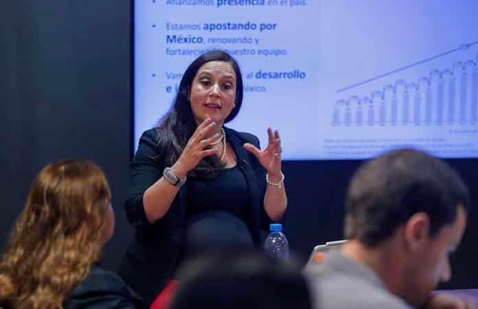 Cecilia Jiménez, directora ejecutiva en México de Santander Asset Management / Foto: EFE