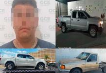 Incautan autos robados y apresan a líder delictivo