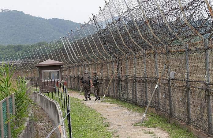 La militarizada frontera entre las dos Coreas / Foto: AP