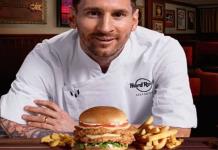 El precio de la hamburguesa de Lionel Messi en el Hard Rock Café