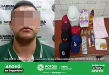Arrestan a hombre por robar mercancía valuada en más de 3 mil 500 pesos