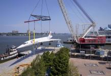 Trasladan al Concorde a Brooklyn para una restauración