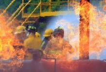 Bomberos latinoamericanos se entrenan ante riesgos industriales y por la crisis climática