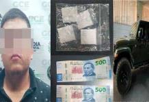 Sujeto intentó sobornar a policías con mil pesos