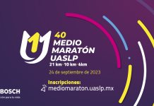 Abren convocatoria para la edición 40 del Medio Maratón Atlético de la UASLP 