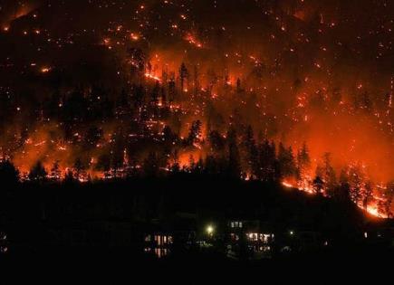 Canadá enfrenta una preocupante temporada de incendios con 87 fuegos activos
