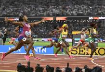 La estadounidense Sha’Carri Richardson gana unos vibrantes 100 metros en el Mundial